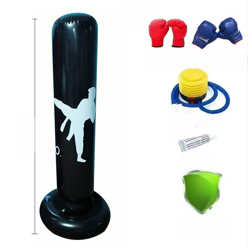 Νέο δερμάτινο φουσκωτό κολόνα πυγμαχίας με εντυπωσιακή στήλη, παιδικό κάθετο κολόνα πυγμαχίας, παιχνίδι αερισμού γυμναστικής