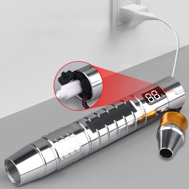 Naujas nefritinis identifikavimo žibintuvėlis, profesionalus identifikavimo nefritinis papuošalų žibintuvėlis, kelių šviesos šaltinių, įkraunamas USB violetinė šviesa