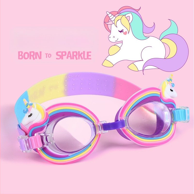 Határokon átnyúló gyermek aranyos rajzfilm szilikon animációs úszószemüveg úszómedence fiúknak és lányoknak úszástréning búvárfelszerelés