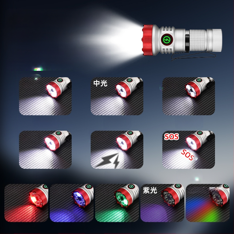 Határokon átnyúló új, hordozható, kompakt, újratölthető XPG zseblámpa gyöngyök emelik ki a vészhelyzeti nagy hatótávolságú farokmágneses vonzerőt