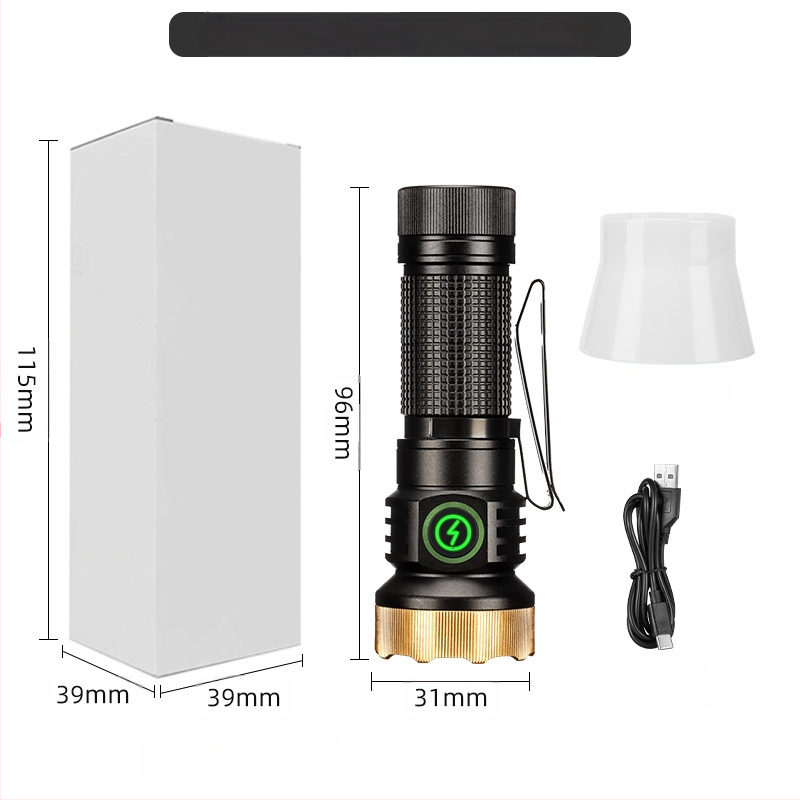 Határokon átnyúló új, hordozható, kompakt, újratölthető XPG zseblámpa gyöngyök emelik ki a vészhelyzeti nagy hatótávolságú farokmágneses vonzerőt