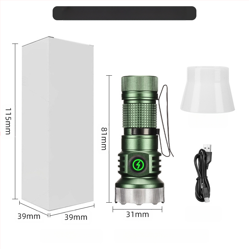 Határokon átnyúló új, hordozható, kompakt, újratölthető XPG zseblámpa gyöngyök emelik ki a vészhelyzeti nagy hatótávolságú farokmágneses vonzerőt