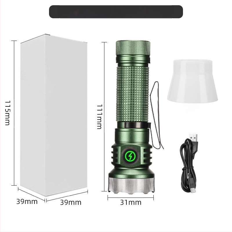 Határokon átnyúló új, hordozható, kompakt, újratölthető XPG zseblámpa gyöngyök emelik ki a vészhelyzeti nagy hatótávolságú farokmágneses vonzerőt