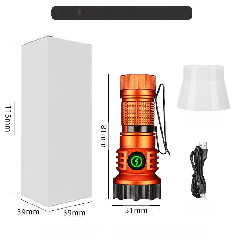 Határokon átnyúló új, hordozható, kompakt, újratölthető XPG zseblámpa gyöngyök emelik ki a vészhelyzeti nagy hatótávolságú farokmágneses vonzerőt