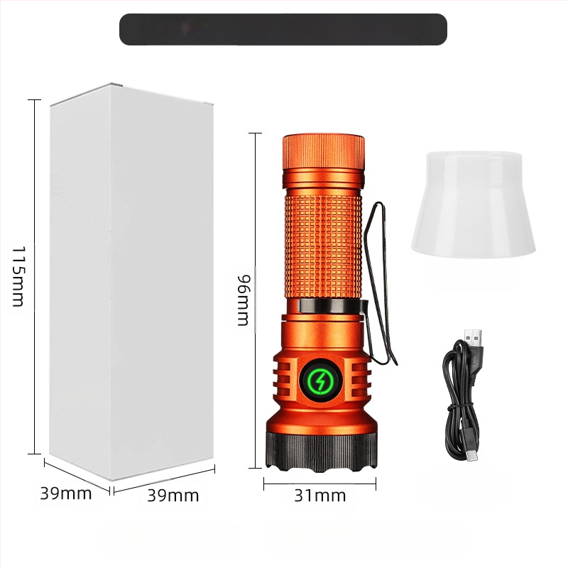 Határokon átnyúló új, hordozható, kompakt, újratölthető XPG zseblámpa gyöngyök emelik ki a vészhelyzeti nagy hatótávolságú farokmágneses vonzerőt