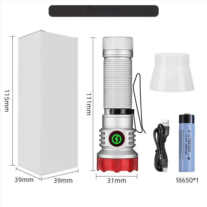 Határokon átnyúló új, hordozható, kompakt, újratölthető XPG zseblámpa gyöngyök emelik ki a vészhelyzeti nagy hatótávolságú farokmágneses vonzerőt