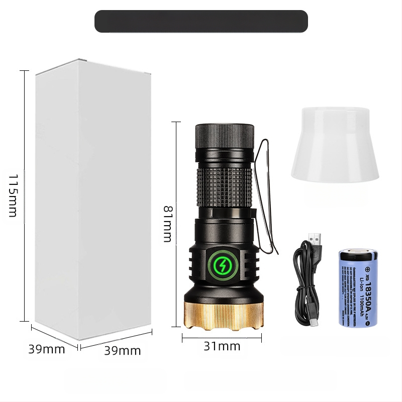 Határokon átnyúló új, hordozható, kompakt, újratölthető XPG zseblámpa gyöngyök emelik ki a vészhelyzeti nagy hatótávolságú farokmágneses vonzerőt