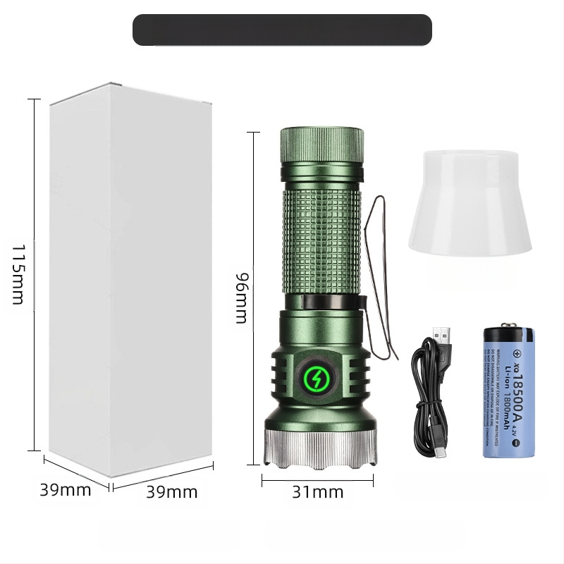 Határokon átnyúló új, hordozható, kompakt, újratölthető XPG zseblámpa gyöngyök emelik ki a vészhelyzeti nagy hatótávolságú farokmágneses vonzerőt