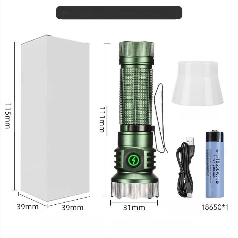Határokon átnyúló új, hordozható, kompakt, újratölthető XPG zseblámpa gyöngyök emelik ki a vészhelyzeti nagy hatótávolságú farokmágneses vonzerőt