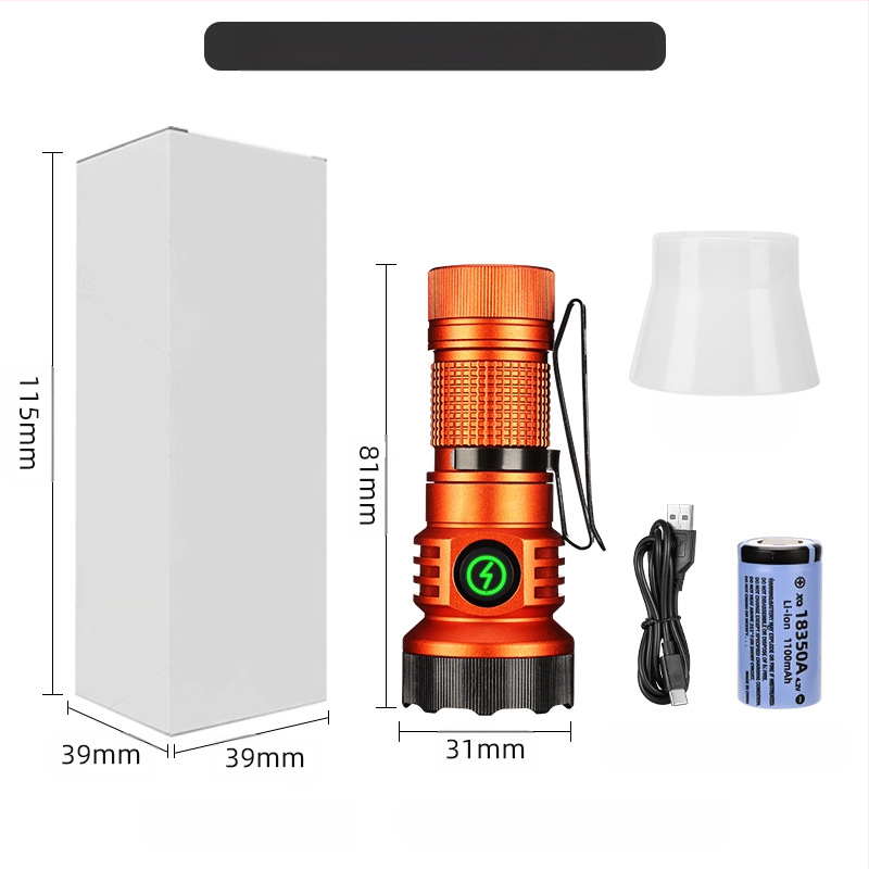 Határokon átnyúló új, hordozható, kompakt, újratölthető XPG zseblámpa gyöngyök emelik ki a vészhelyzeti nagy hatótávolságú farokmágneses vonzerőt