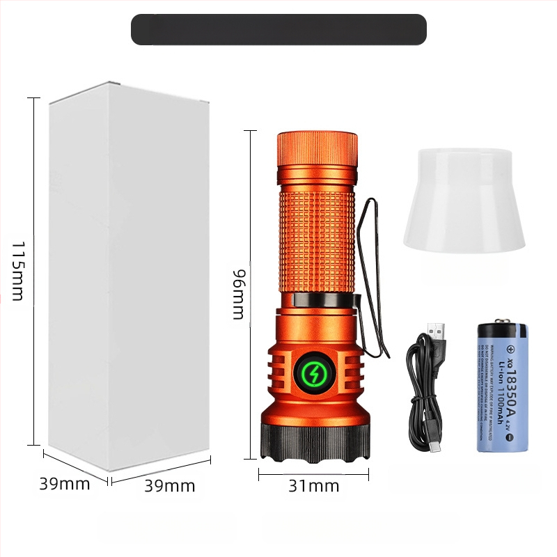 Határokon átnyúló új, hordozható, kompakt, újratölthető XPG zseblámpa gyöngyök emelik ki a vészhelyzeti nagy hatótávolságú farokmágneses vonzerőt
