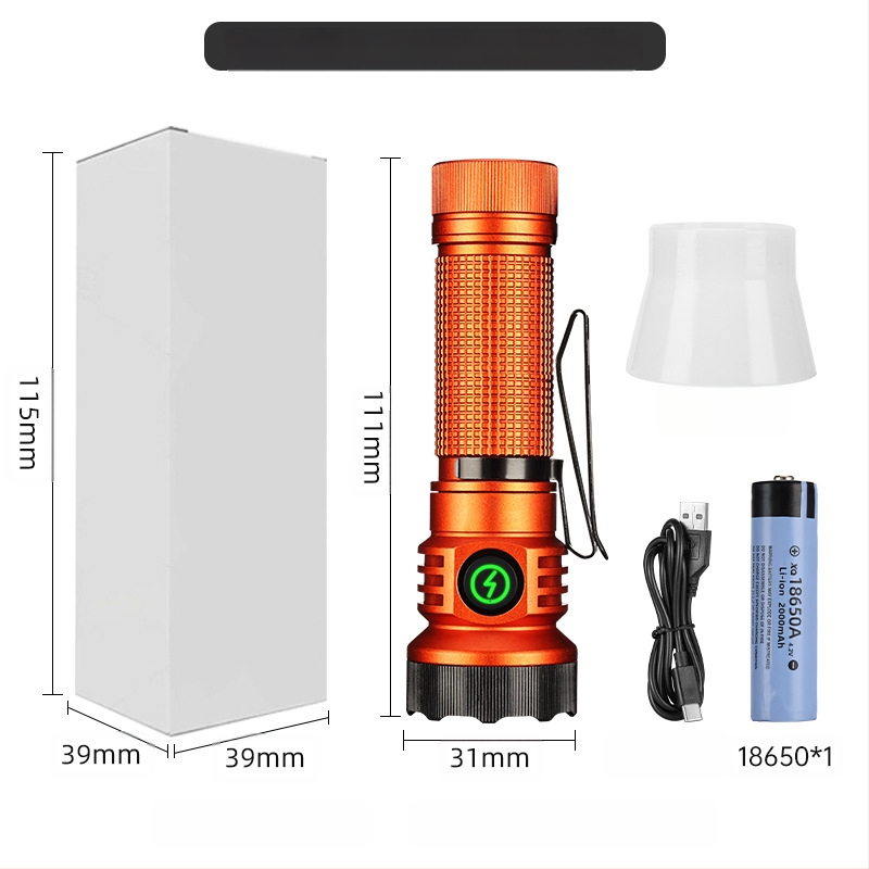 Határokon átnyúló új, hordozható, kompakt, újratölthető XPG zseblámpa gyöngyök emelik ki a vészhelyzeti nagy hatótávolságú farokmágneses vonzerőt