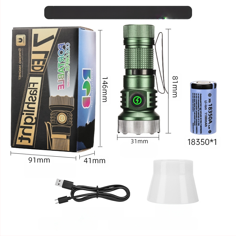 Határokon átnyúló új, hordozható, kompakt, újratölthető XPG zseblámpa gyöngyök emelik ki a vészhelyzeti nagy hatótávolságú farokmágneses vonzerőt