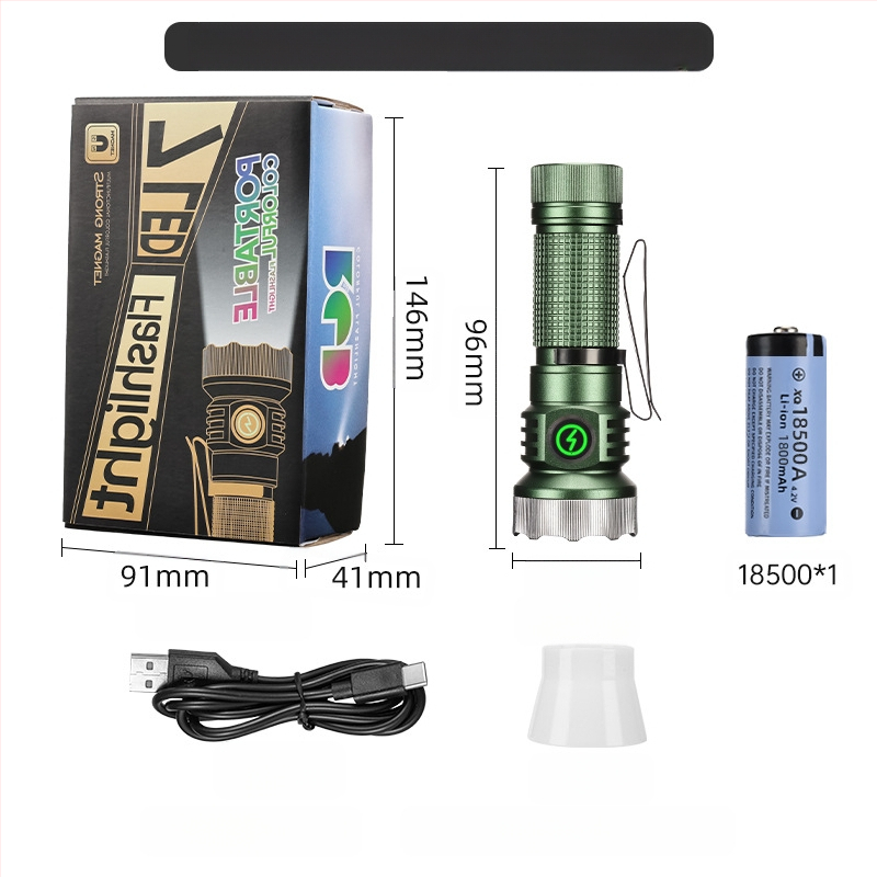 Határokon átnyúló új, hordozható, kompakt, újratölthető XPG zseblámpa gyöngyök emelik ki a vészhelyzeti nagy hatótávolságú farokmágneses vonzerőt