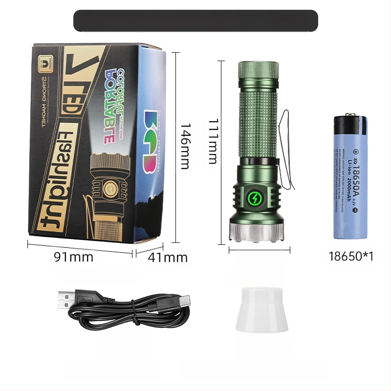 Határokon átnyúló új, hordozható, kompakt, újratölthető XPG zseblámpa gyöngyök emelik ki a vészhelyzeti nagy hatótávolságú farokmágneses vonzerőt