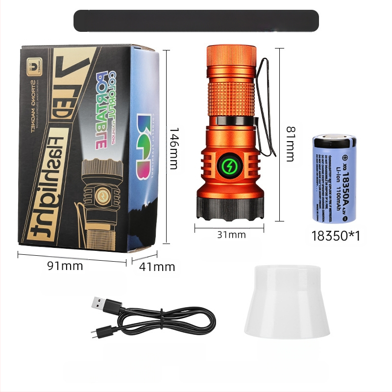 Határokon átnyúló új, hordozható, kompakt, újratölthető XPG zseblámpa gyöngyök emelik ki a vészhelyzeti nagy hatótávolságú farokmágneses vonzerőt