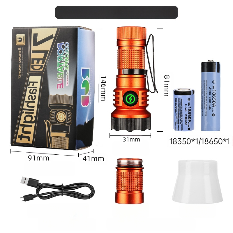 Határokon átnyúló új, hordozható, kompakt, újratölthető XPG zseblámpa gyöngyök emelik ki a vészhelyzeti nagy hatótávolságú farokmágneses vonzerőt