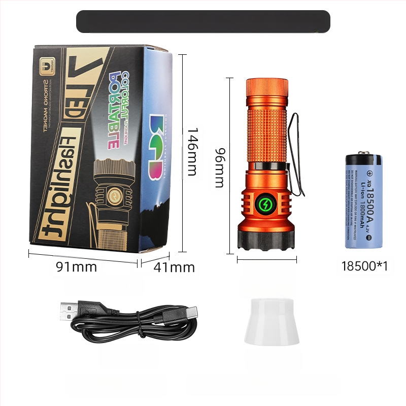 Határokon átnyúló új, hordozható, kompakt, újratölthető XPG zseblámpa gyöngyök emelik ki a vészhelyzeti nagy hatótávolságú farokmágneses vonzerőt