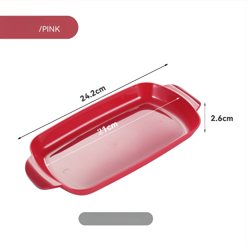 Rizses tányér, grill tányér, forró edény, éttermi étel, különleges téglalap alakú műanyag tányér, kereskedelmi háztartási rizses tányér, binaurális