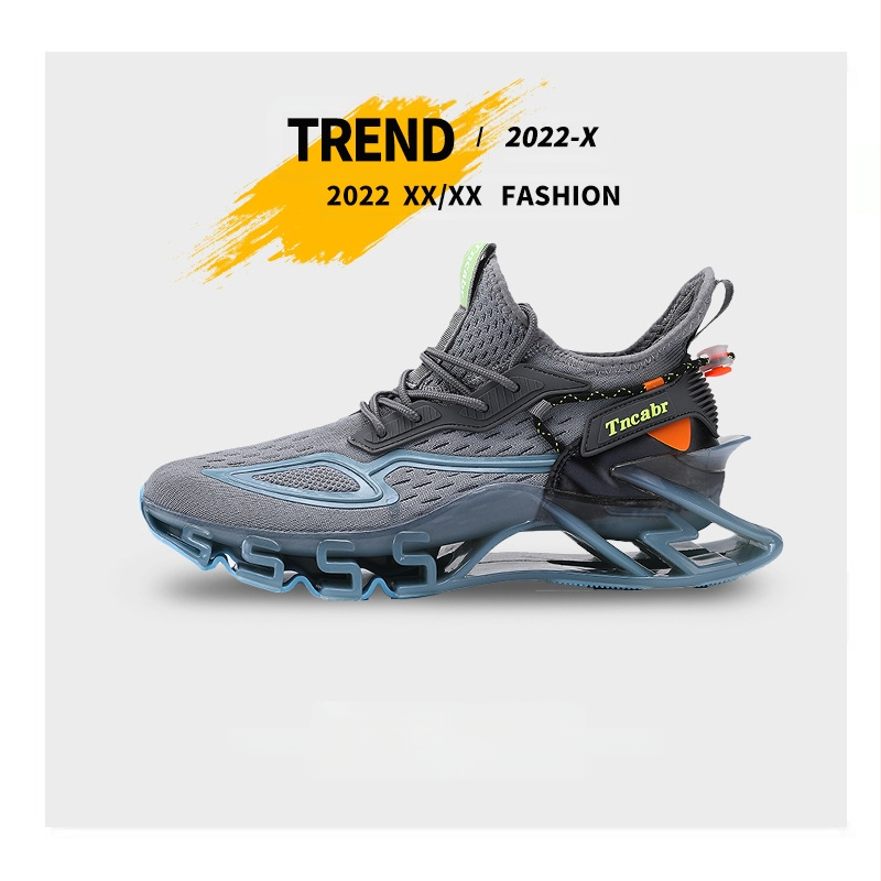2023 tavaszi új férfi cipők könnyű, lélegző, alkalmi futócipők divatos férfi diák nagy méretű penge futócipők