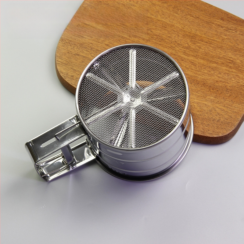 Nerūdijančio plieno tinklelio sietas miltams, sieto filtro tinklelio sieto gamykla, nerūdijančio plieno apvalios skylės sietas, geležinis sietas miltams