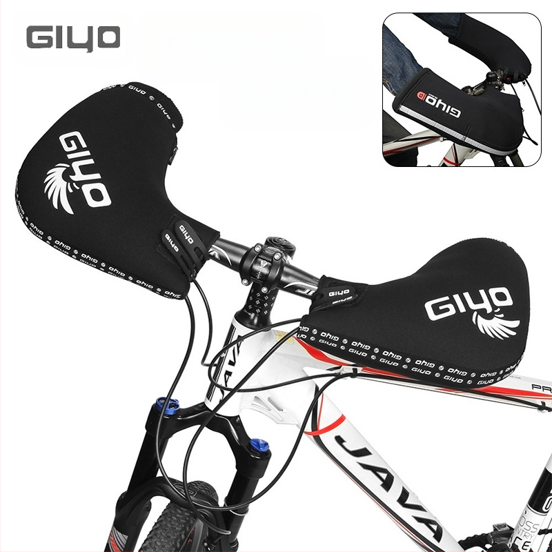 GIYO velosipēdu vējstikla cimdi, kalnu velosipēdu ar flīsa oderi, silti aizsargcimdi, šosejas velosipēdu aukstuma aizsargcimdi rudenī un ziemā.