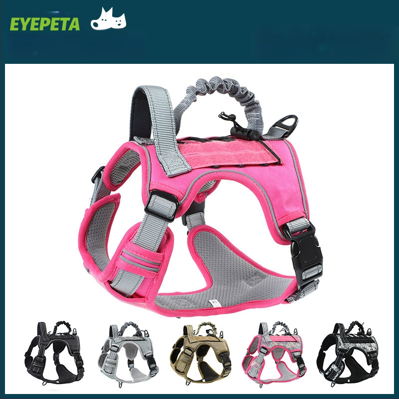 Amazon Tactical Vest kültéri edzőrobbanásbiztos mellkasi heveder Taktikai mellkasi heveder Mellény stílusú kisállat póráz