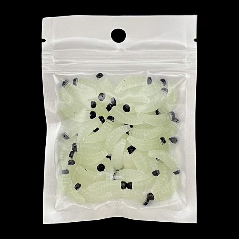 Tarpvalstybinis „Luya“ masalas, panardintas į duonos kirminą, PVC bioninis lervas, raudongalvis minkštas masalas, netikro masalo pakuotė, didmeninė prekyba