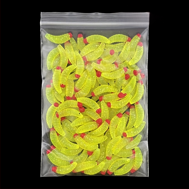 Tarpvalstybinis „Luya“ masalas, panardintas į duonos kirminą, PVC bioninis lervas, raudongalvis minkštas masalas, netikro masalo pakuotė, didmeninė prekyba