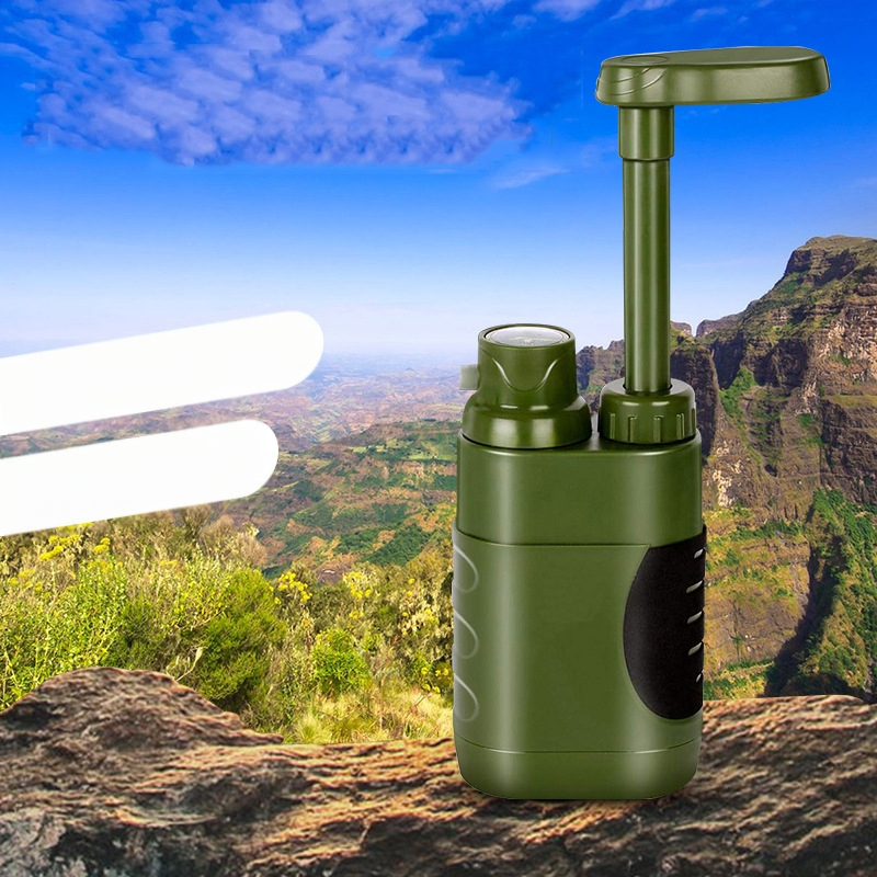 Преносим пречиствател за вода на открито, пречиствател за помощ при наводнения, пречиствател за спешна помощ при бедствия, филтър за питейна вода, пречиствател за вода на открито