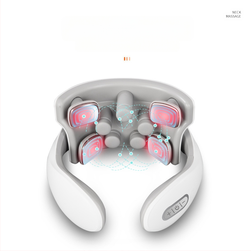 Emakakaela selgroo massaažiseade Kaela-õla kaela kuum kompress Kodune multifunktsionaalne intelligentne pulss-kaelakaitse Füsioteraapia