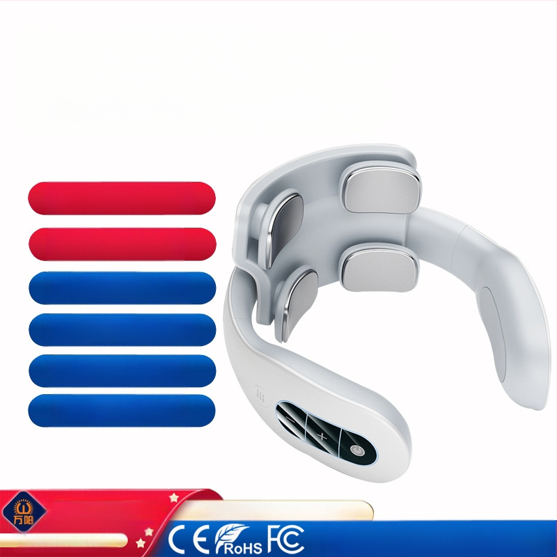 Emakakaela selgroo massaažiseade Kaela-õla kaela kuum kompress Kodune multifunktsionaalne intelligentne pulss-kaelakaitse Füsioteraapia