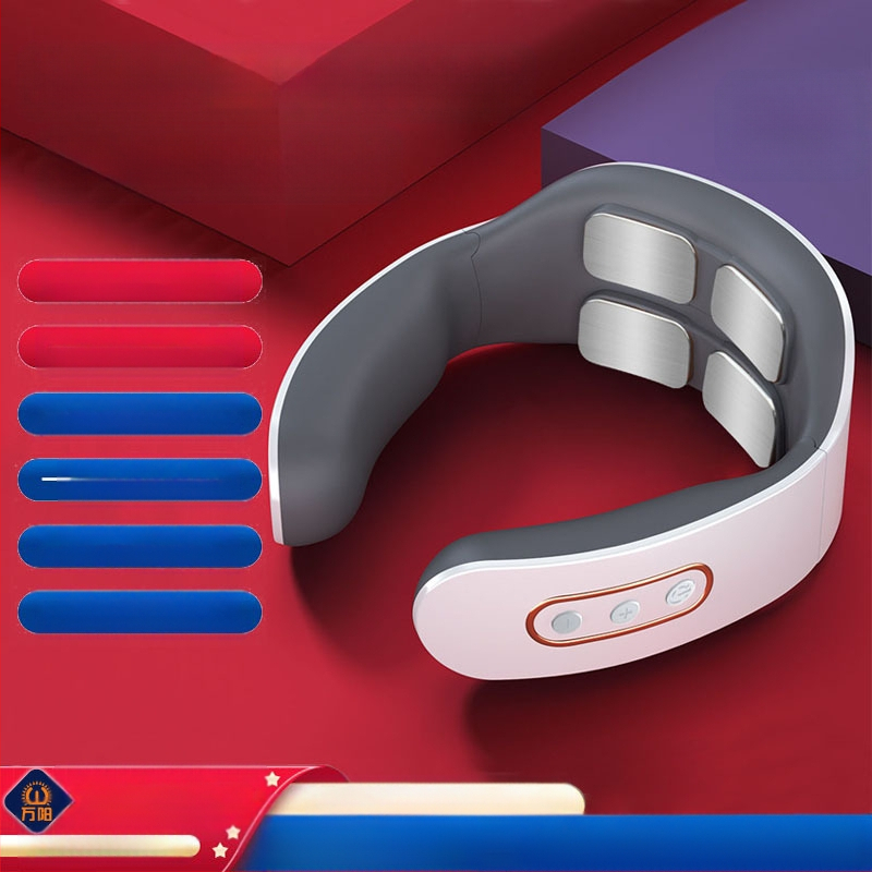 Emakakaela selgroo massaažiseade Kaela-õla kaela kuum kompress Kodune multifunktsionaalne intelligentne pulss-kaelakaitse Füsioteraapia