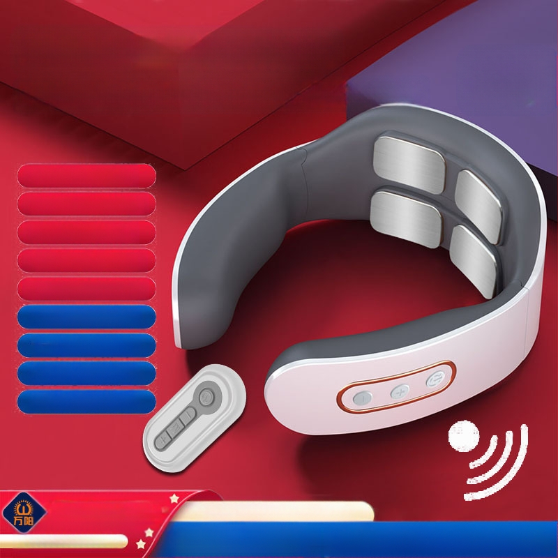 Emakakaela selgroo massaažiseade Kaela-õla kaela kuum kompress Kodune multifunktsionaalne intelligentne pulss-kaelakaitse Füsioteraapia