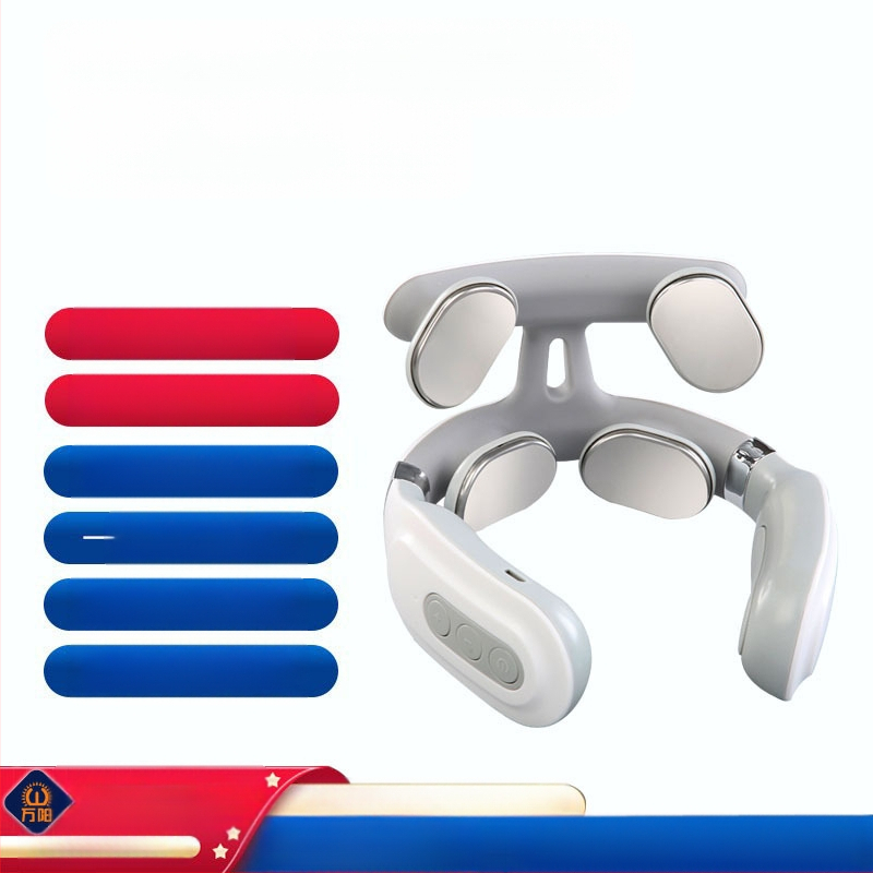 Emakakaela selgroo massaažiseade Kaela-õla kaela kuum kompress Kodune multifunktsionaalne intelligentne pulss-kaelakaitse Füsioteraapia