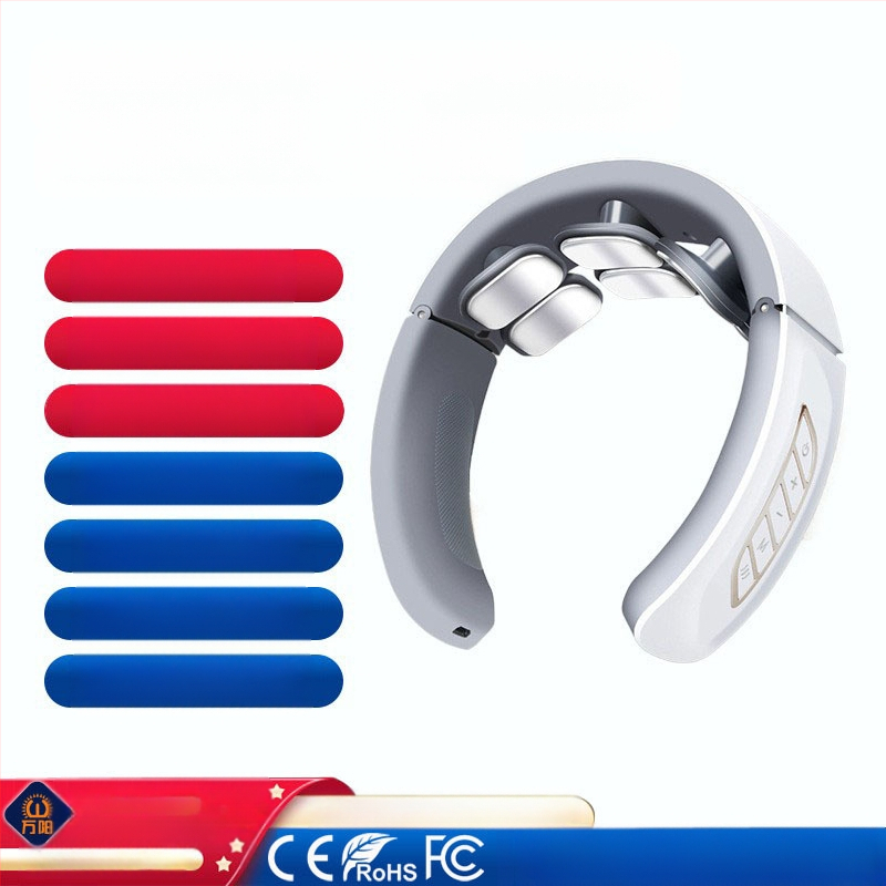 Emakakaela selgroo massaažiseade Kaela-õla kaela kuum kompress Kodune multifunktsionaalne intelligentne pulss-kaelakaitse Füsioteraapia