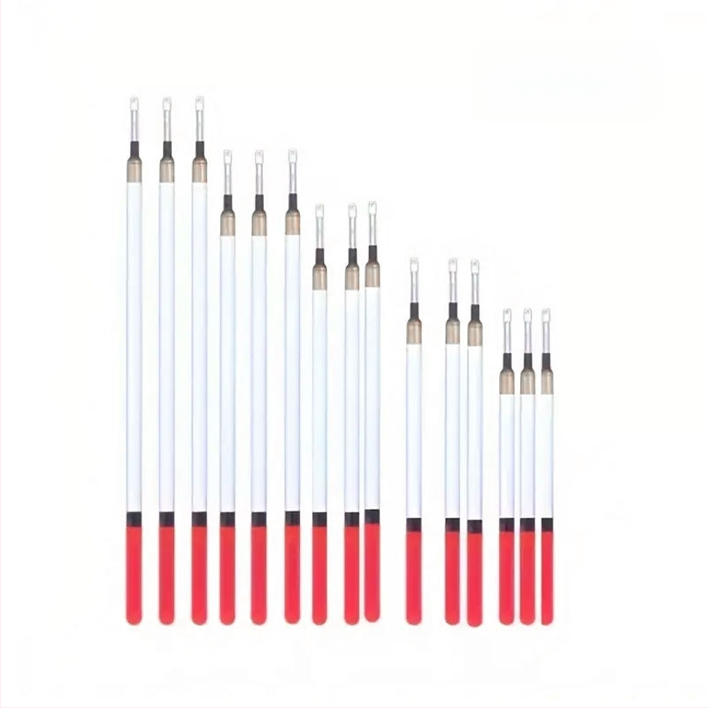 Skaidrus plastikinis žvejybinis plūduriuojantis plastikinis tuščiaviduris tiesus plūduriuojantis karoliukas, šviesos vamzdelis, tuščiaviduris, akį traukiantis žvejybinis plūduras, 5 modelių kostiumas