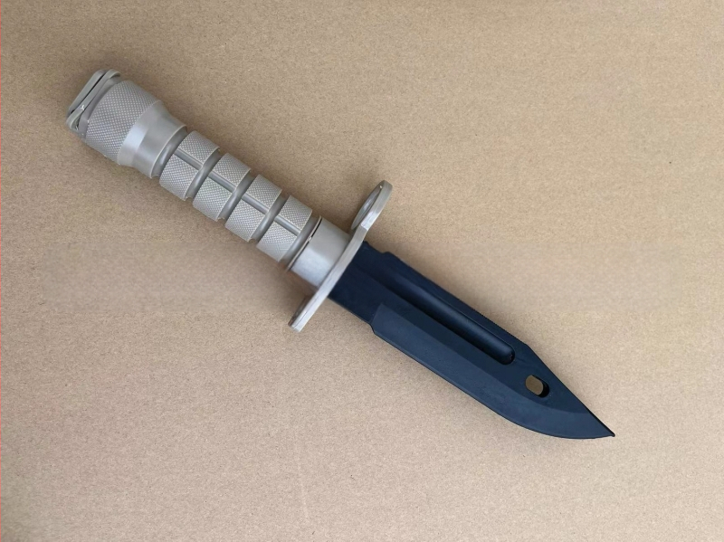 Gamyklinis plastikinis peilis, M9 modelio taktinis treniruočių minkštas peilis, filmų ir televizijos rekvizitas, karinis ventiliatoriaus dekoravimas tarpvalstybiniu mastu be peilio apvalkalo