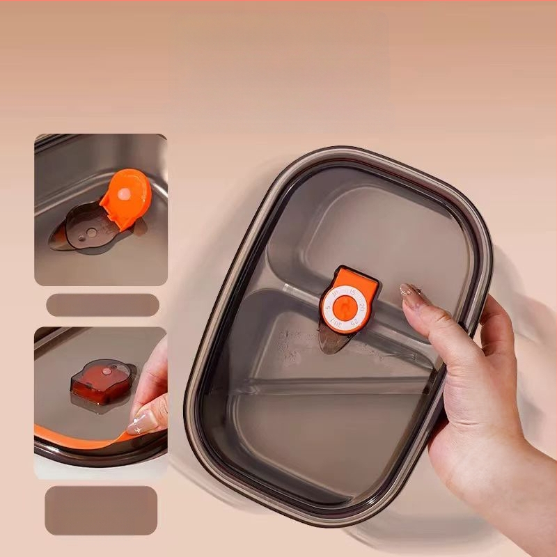 304 rozsdamentes acél ebéddoboz iroda 2024 új mikrohullámú sütővel melegíthető felnőtt nagy kapacitású ebéddoboz étkezéssel