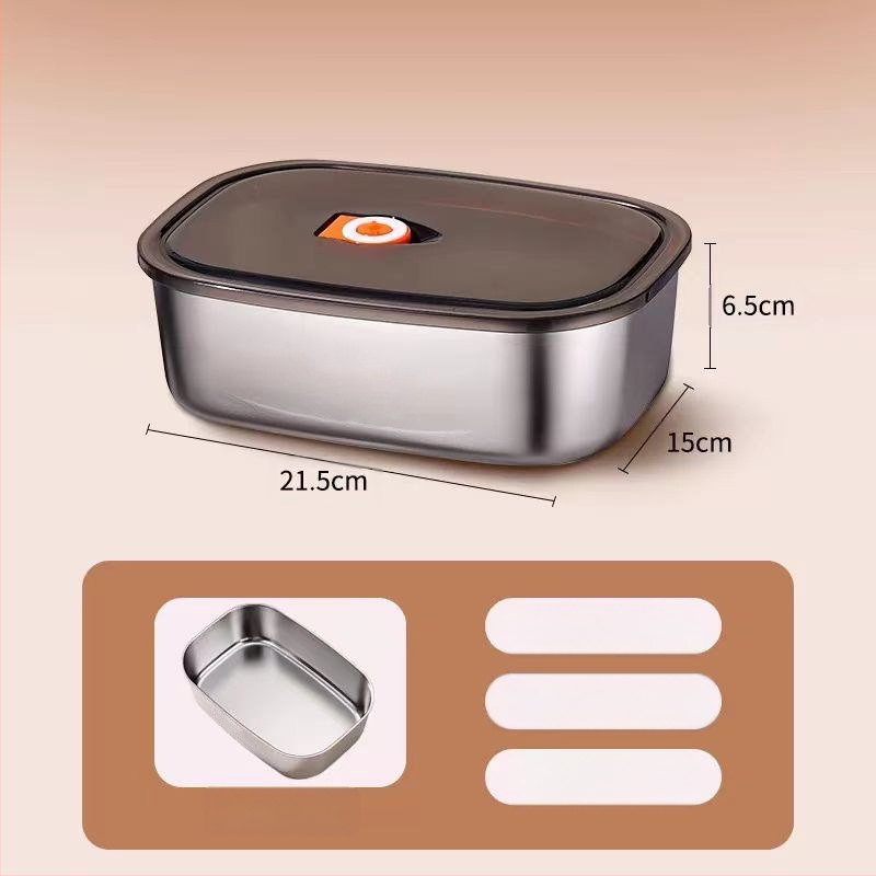 304 rozsdamentes acél ebéddoboz iroda 2024 új mikrohullámú sütővel melegíthető felnőtt nagy kapacitású ebéddoboz étkezéssel