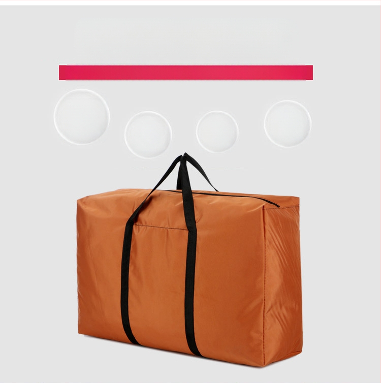 Gatavs vairumtirdzniecības lielas ietilpības pārvietojams maisiņš apģērbu segas uzglabāšanai austa soma vienkrāsaina Oksfordas auduma pārnēsājama bagāžas soma sievietēm