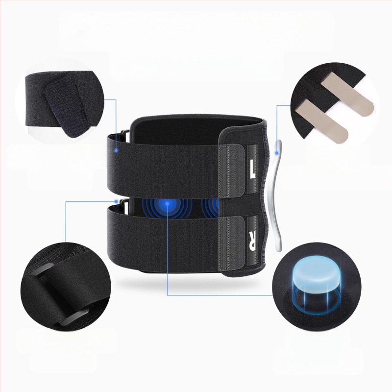 Tarpvalstybinis sportinis įtvaras, reguliuojamas blauzdų apsaugos diržas, suspaudimo malšinimas, sėdimojo nervo kojų diskomfortas, kojų apsauga