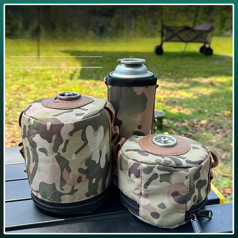 Kültéri kempingezés kempingkártya tűzhely leesésgátló táska táska alpesi benzintartály hosszú, lapos benzintartály tárolótáska védőburkolat