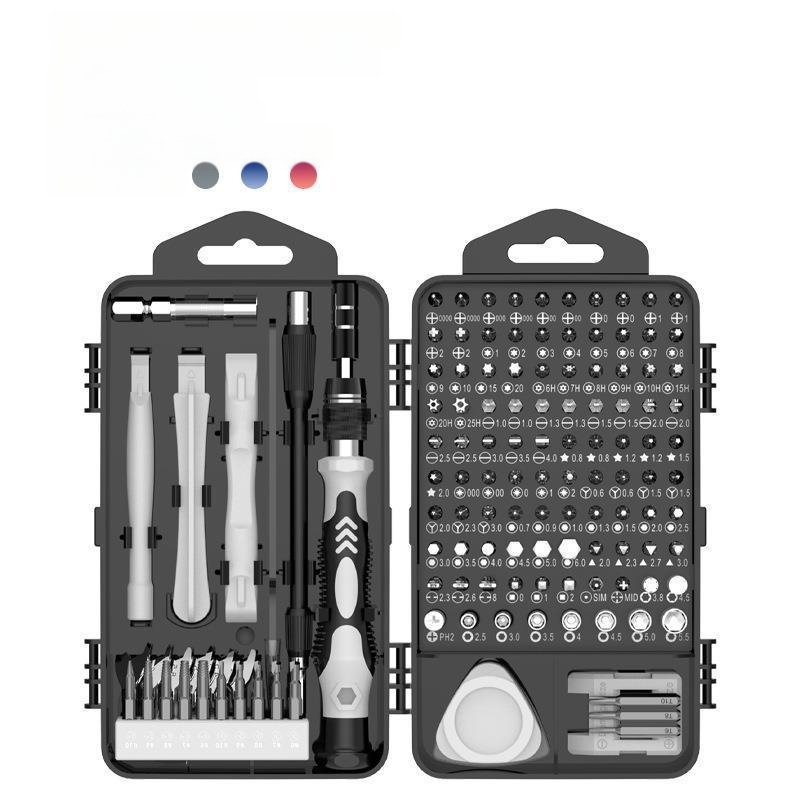 115IN1 atsuktuvas, kostiumas, akiniai, laikrodis, mobilusis telefonas, skaitmeninis tikslus išardymo priežiūros įrankis, rankinis daugiafunkcis