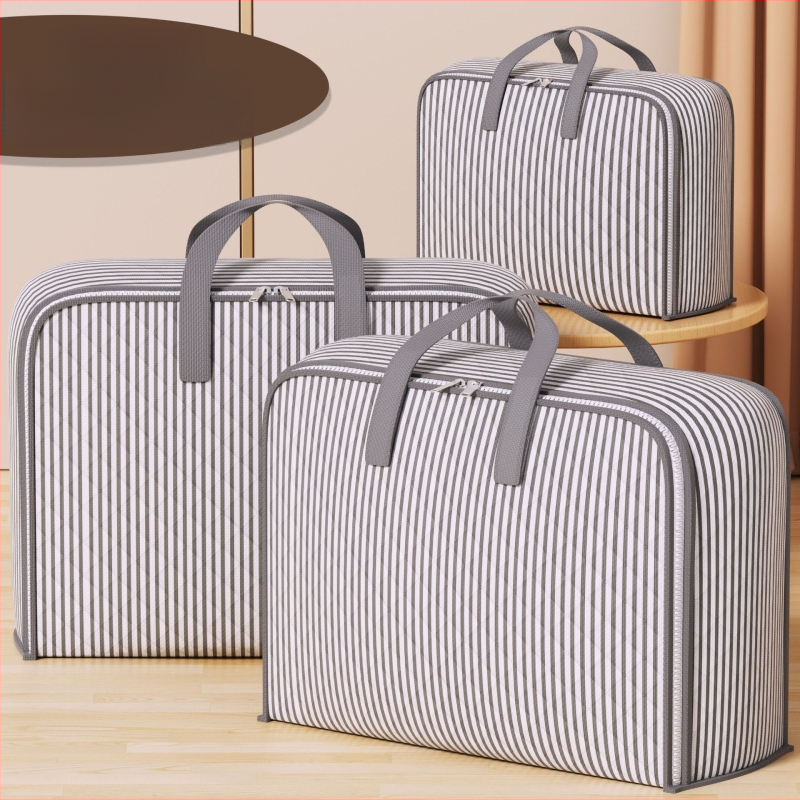 raktáron ultrahangos vastag dombornyomott tárolótáska ruhatakaró mozgó befejező táska gardróbszekrény tároló nagy kapacitású táska