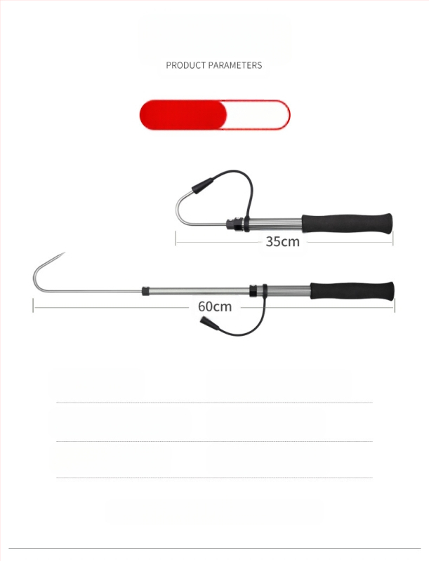 Sanle alumínium ötvözetből készült összecsukható horog horgony horog tengeri horgászcsónak horgászat jéghorgászat teleszkópos vezérlésű halászsíkoló horog felszerelés