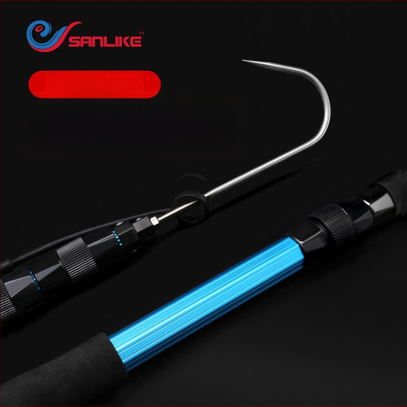 Sanle alumínium ötvözetből készült összecsukható horog horgony horog tengeri horgászcsónak horgászat jéghorgászat teleszkópos vezérlésű halászsíkoló horog felszerelés