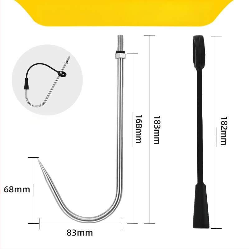 Sanle alumínium ötvözetből készült összecsukható horog horgony horog tengeri horgászcsónak horgászat jéghorgászat teleszkópos vezérlésű halászsíkoló horog felszerelés