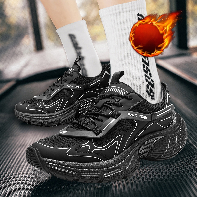 Párizsi divatos új Torre cipők férfi és női 2024-es, minden mérkőzésre alkalmas, lélegző, vastag talpú, magasságnövelő, hétköznapi sportcipők ősszel és télen