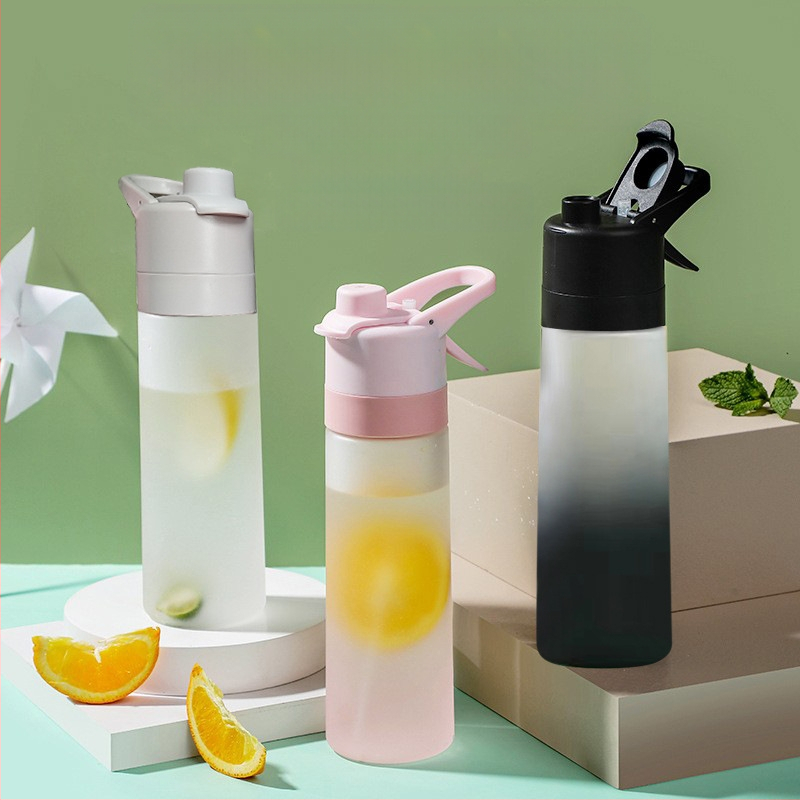 Purškiamas puodelis lauko matinio vandens puodelis studentams, gradientinis, dvigubos paskirties, tiesioginio gėrimo, didelės talpos, sportinis nešiojamas puodelis, tarpvalstybinis virdulys